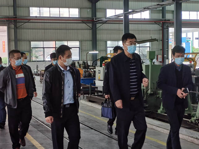 懷集縣委書記于曉軍一行蒞臨我司調(diào)研指導工作